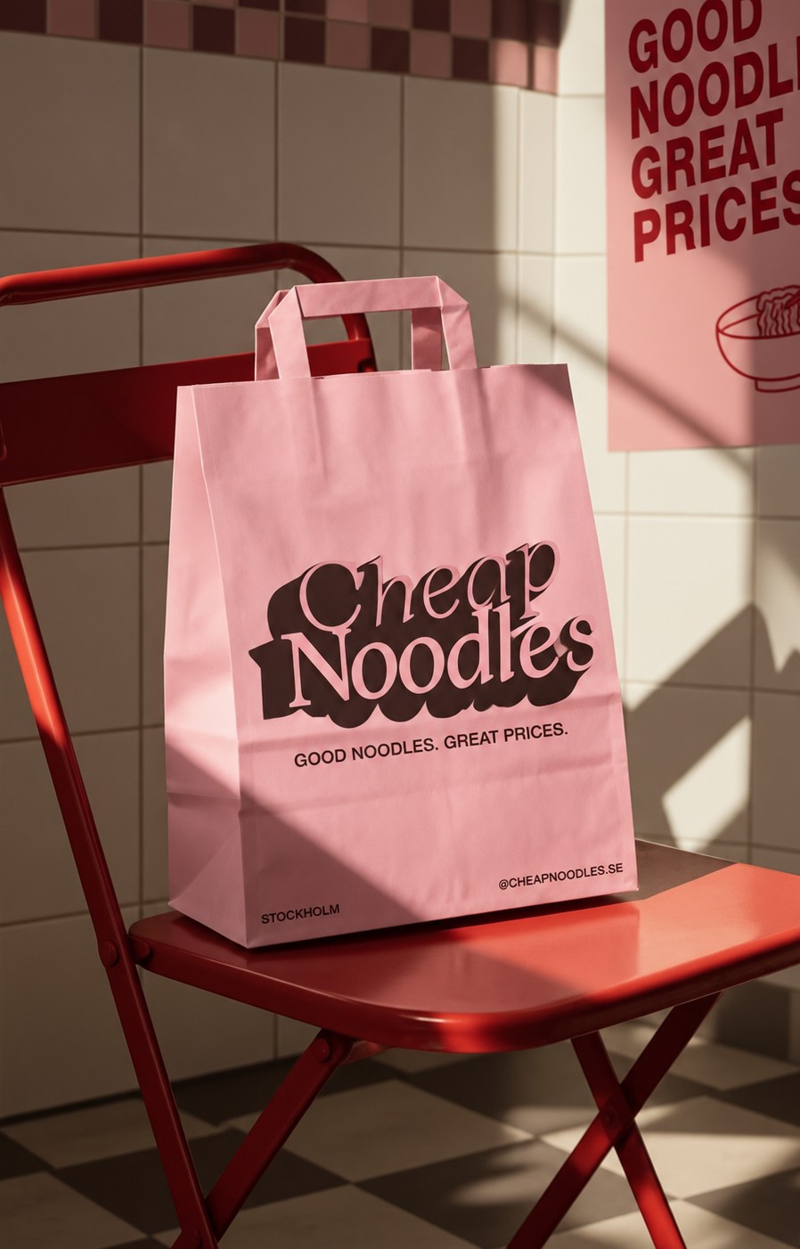 Cheap Noodles brand identity